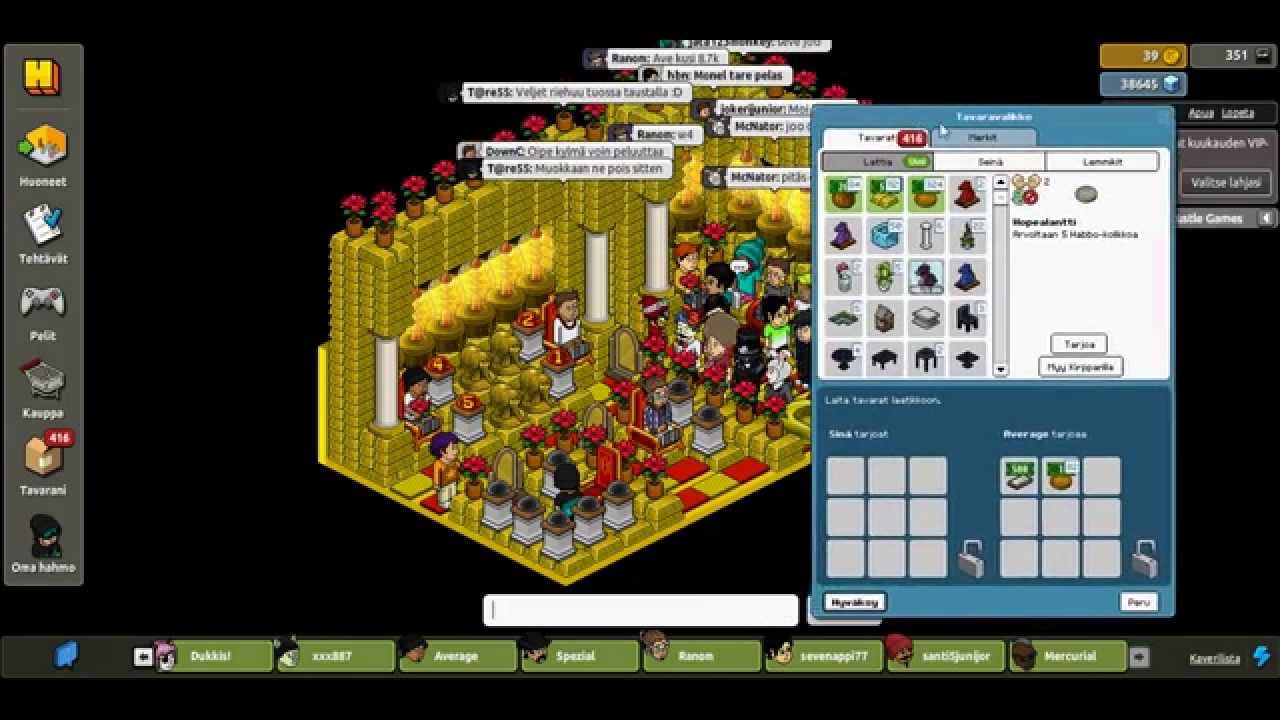 T@re55 pelaa Averagelle w 8700 kolea. [Habbo.fi]