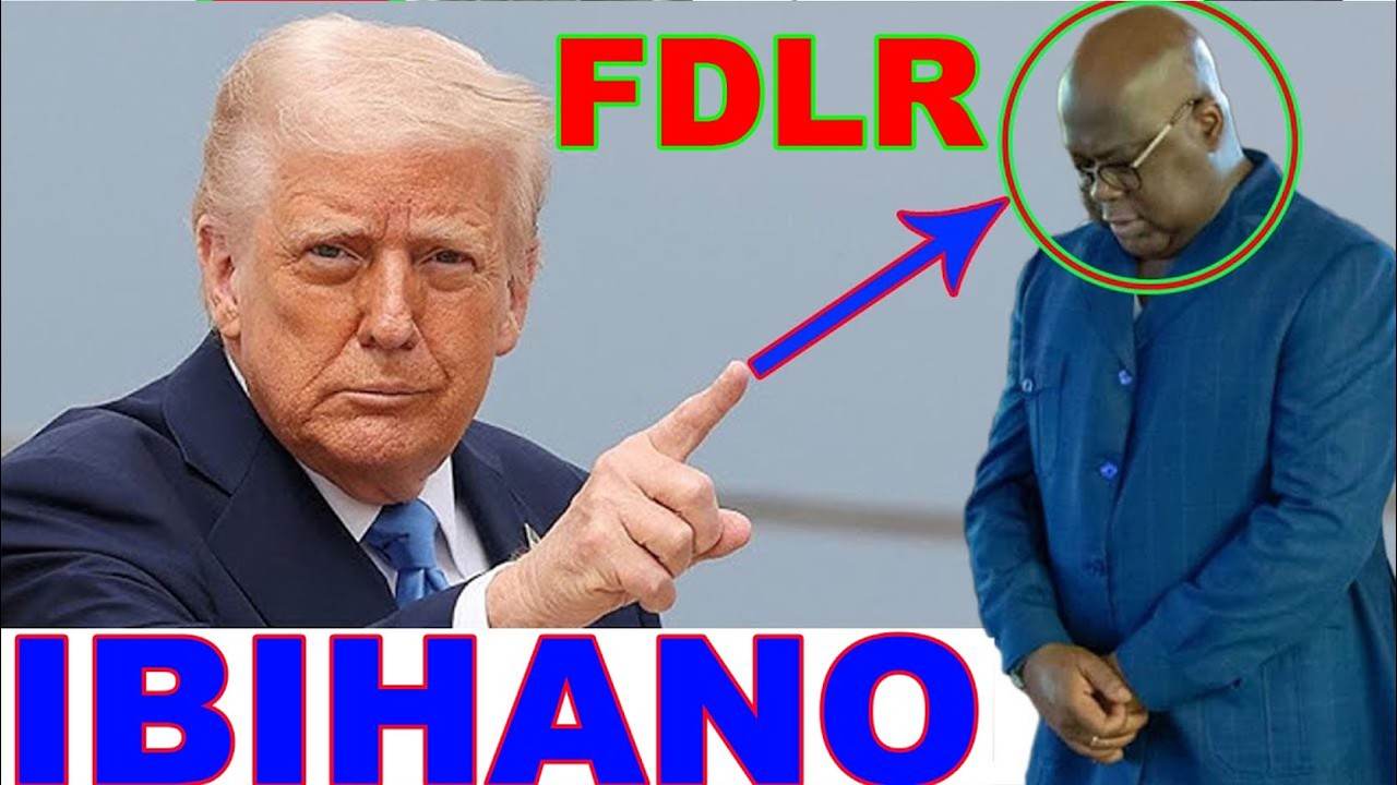 ITALIKI NTARENGWA YA TRUMP NYUMA YO KURANGIRA TSHISEKEDI ADASENYE FDLR TWITEGE IKI?/R. CHRISTOPHE