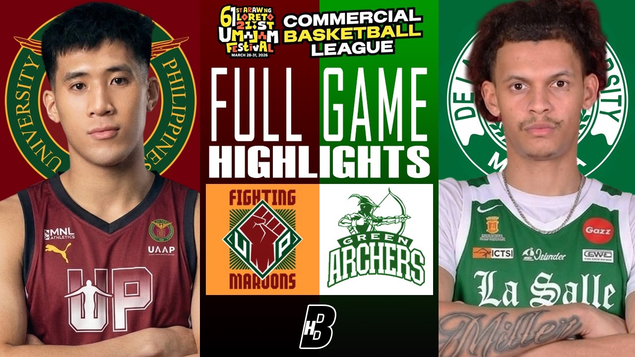 UP vs DLSU Full Game Mar 28, 2026 | UMAJAM COMMERCIAL BASKETBALL LEAGUE 2026