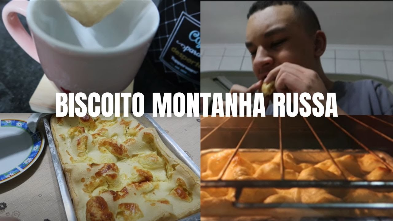 COMO FAZER BISCOITO MONTANHA RUSSA QUE DA CERTO DE VERDADE / BISCOITÃO DE POLVILHO.