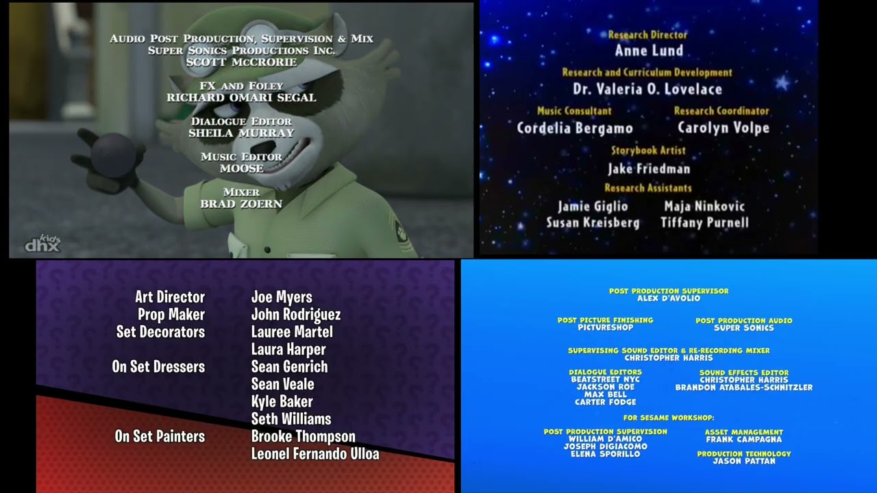 LWW, Urban Vermin, RMP, Little Einsteins and Mecha Builders Credits Remix