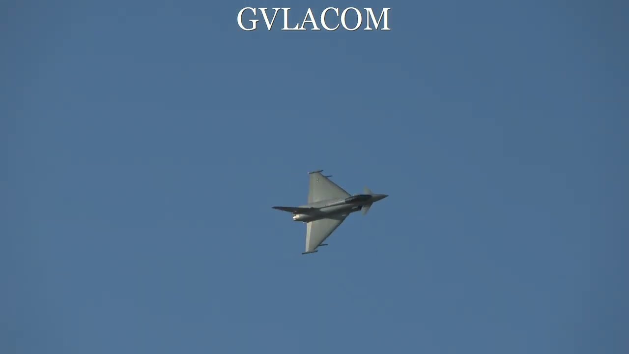 German Air Force Eurofighter Typhoon Demo at Athens Flying Week 2025