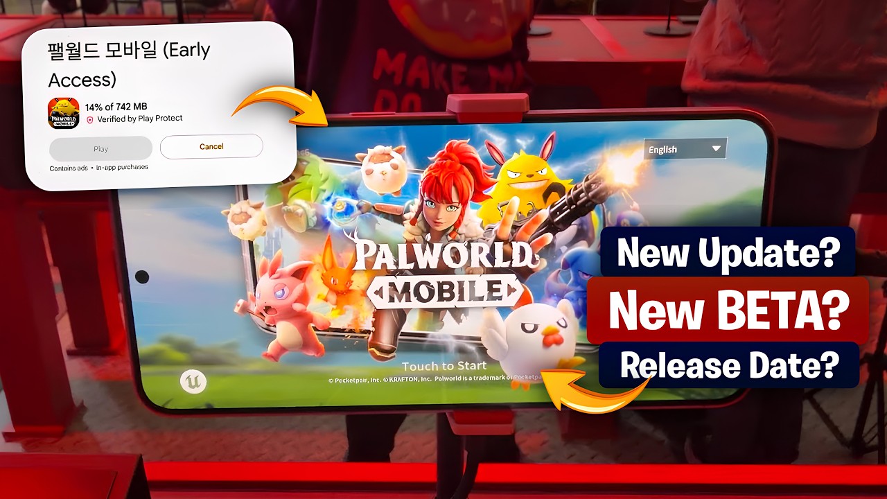 *New Updates* Krafton Palworld Mobile | Palworld Mobile Gameplay | Release Date? | New Beta?