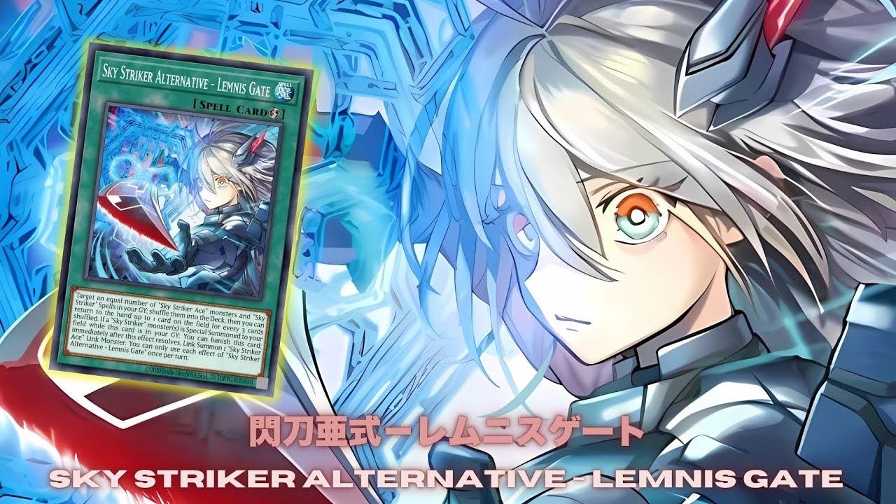 New Sky Striker !!  Striker Alternative - Lemnis Gate DECK NEW CARD - YGOPRO