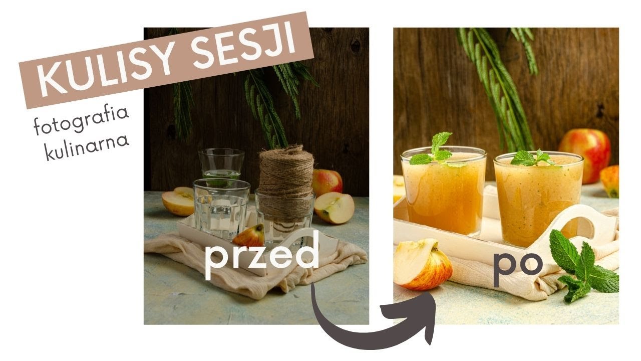 Jak zrobiłam zdjęcie smoothie Kulisy 1 | Fotografia kulinarna