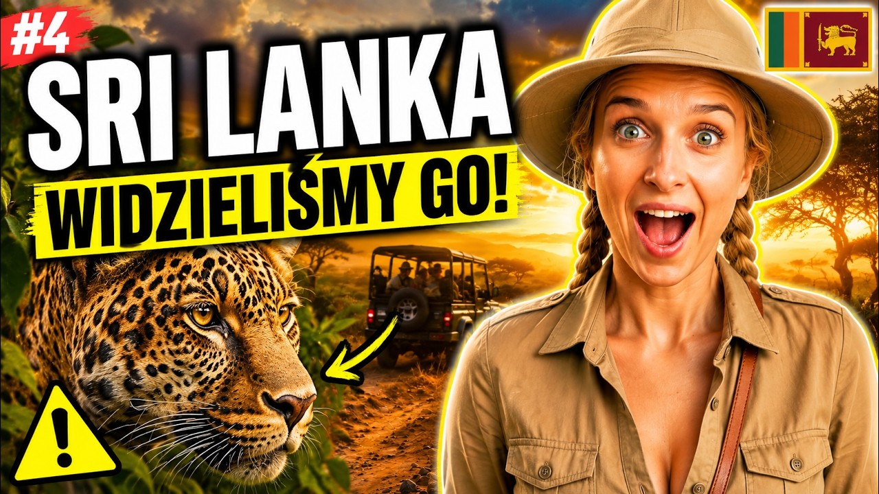 LAMPART 2 METRY OD NAS! Safari w Yala Park oraz miasto Ella | Sri Lanka