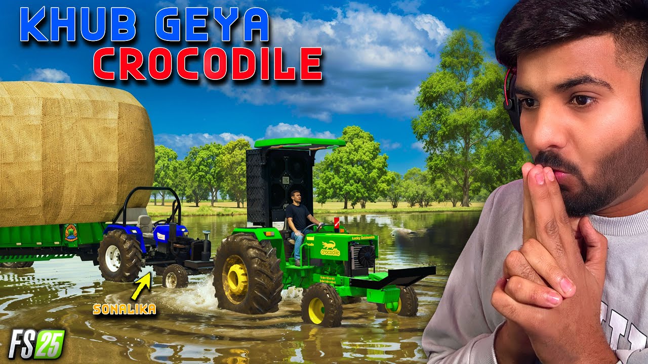 Crocodile Khub Geya🐊🦅| FS25 | Happy Goldsmith