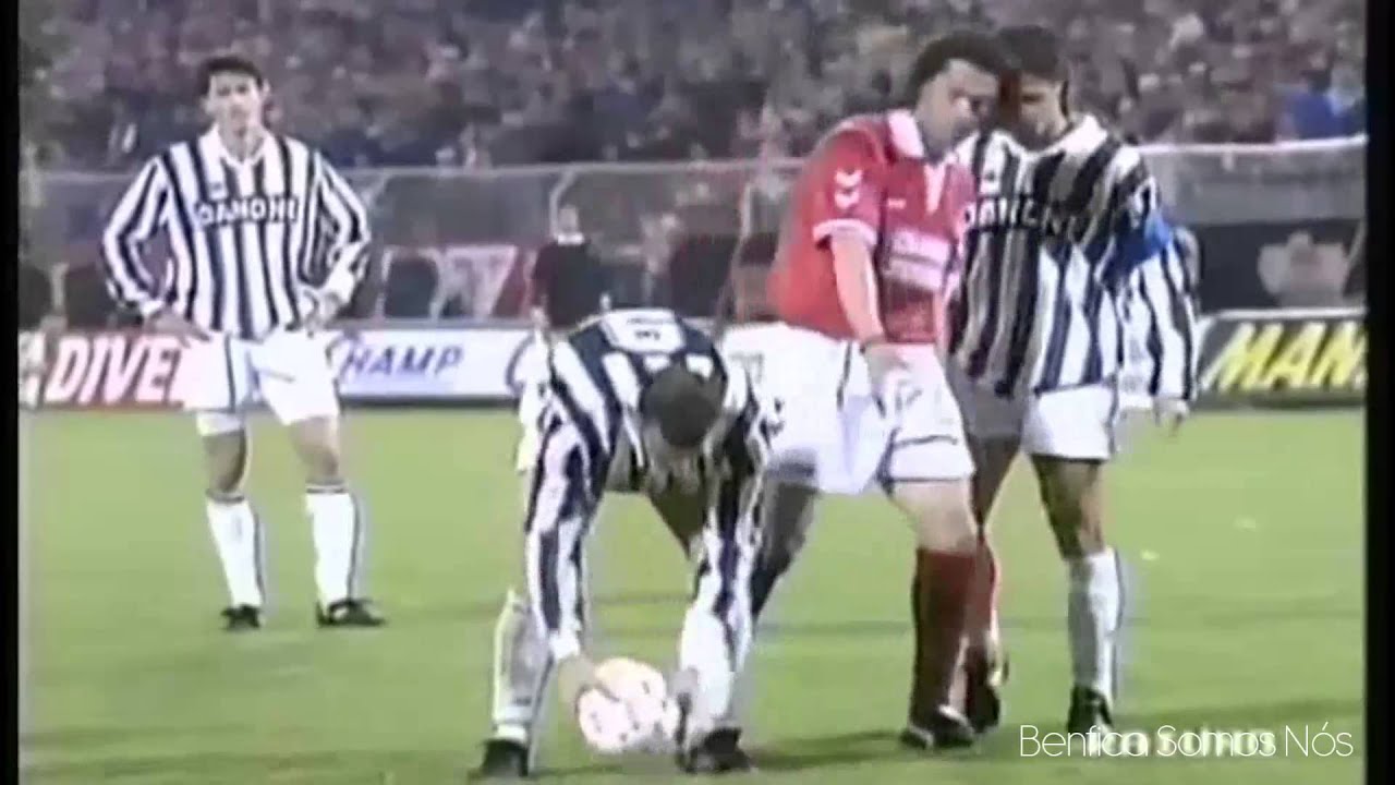Benfica 2 - 1 Juventus | 1/4 final Taça UEFA | 04/03/1993