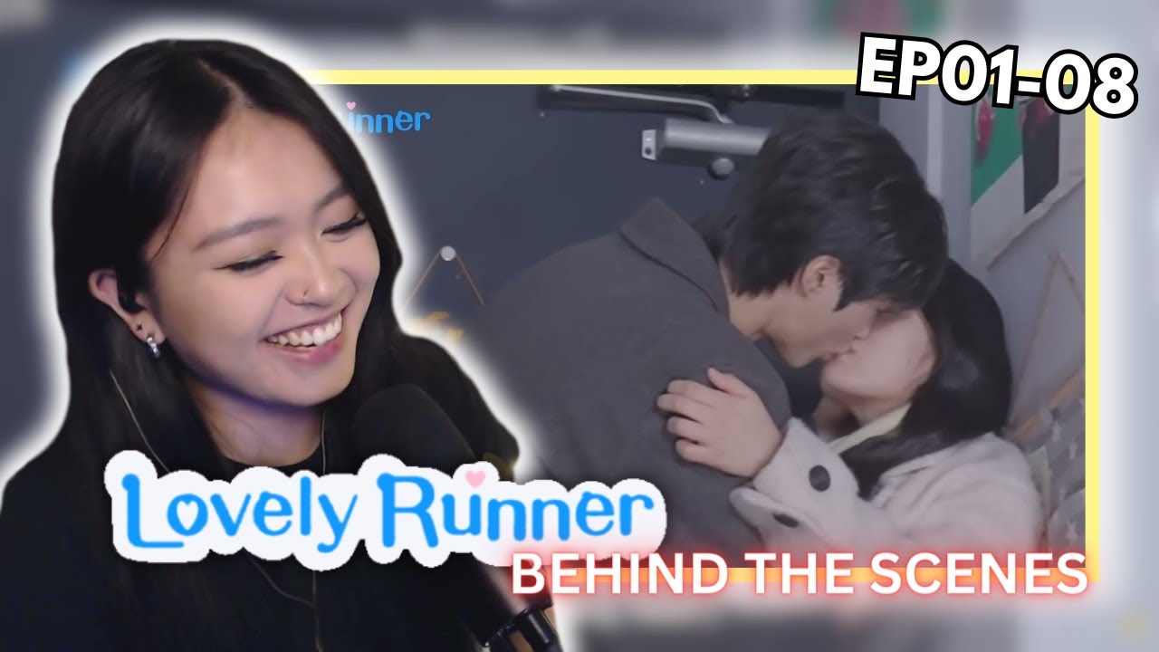 giggling and fangirling for 11mins🤭 | 'LOVELY RUNNER' EP 1-8 BEHIND THE SCENES KDRAMA REACTION