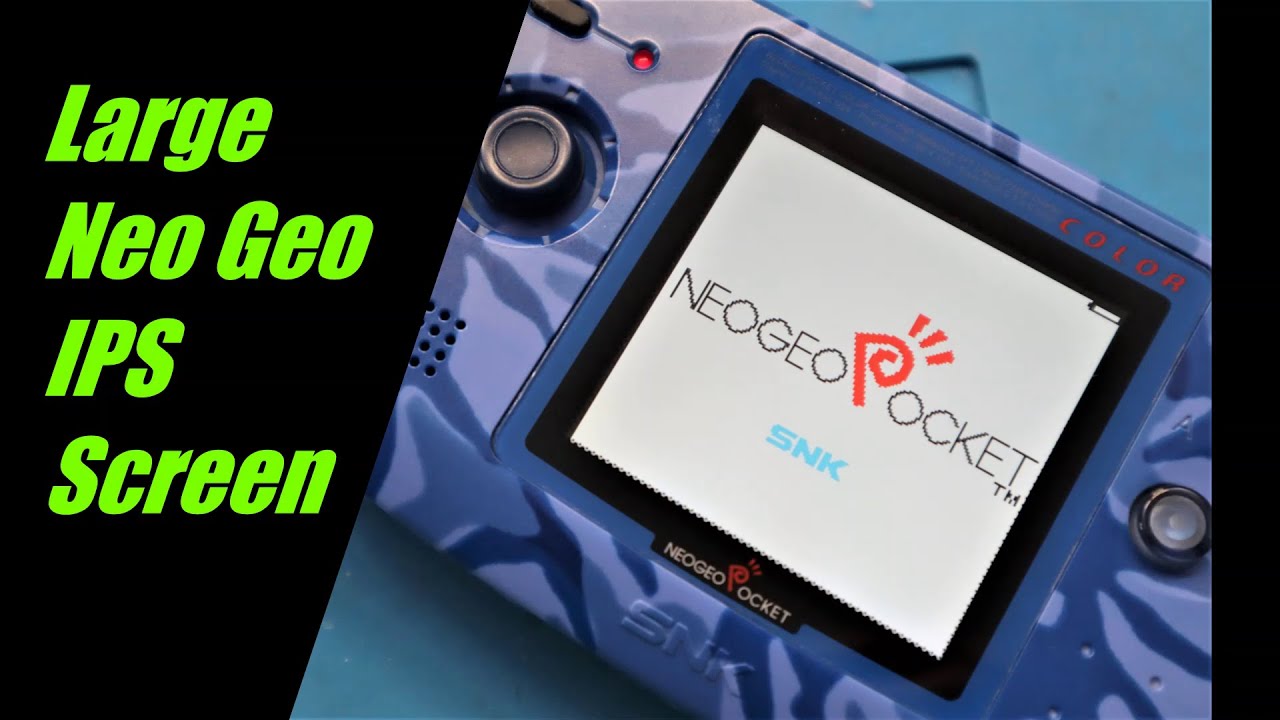 Q5 IPS NeoGeo Screen install from Handheld Legend.