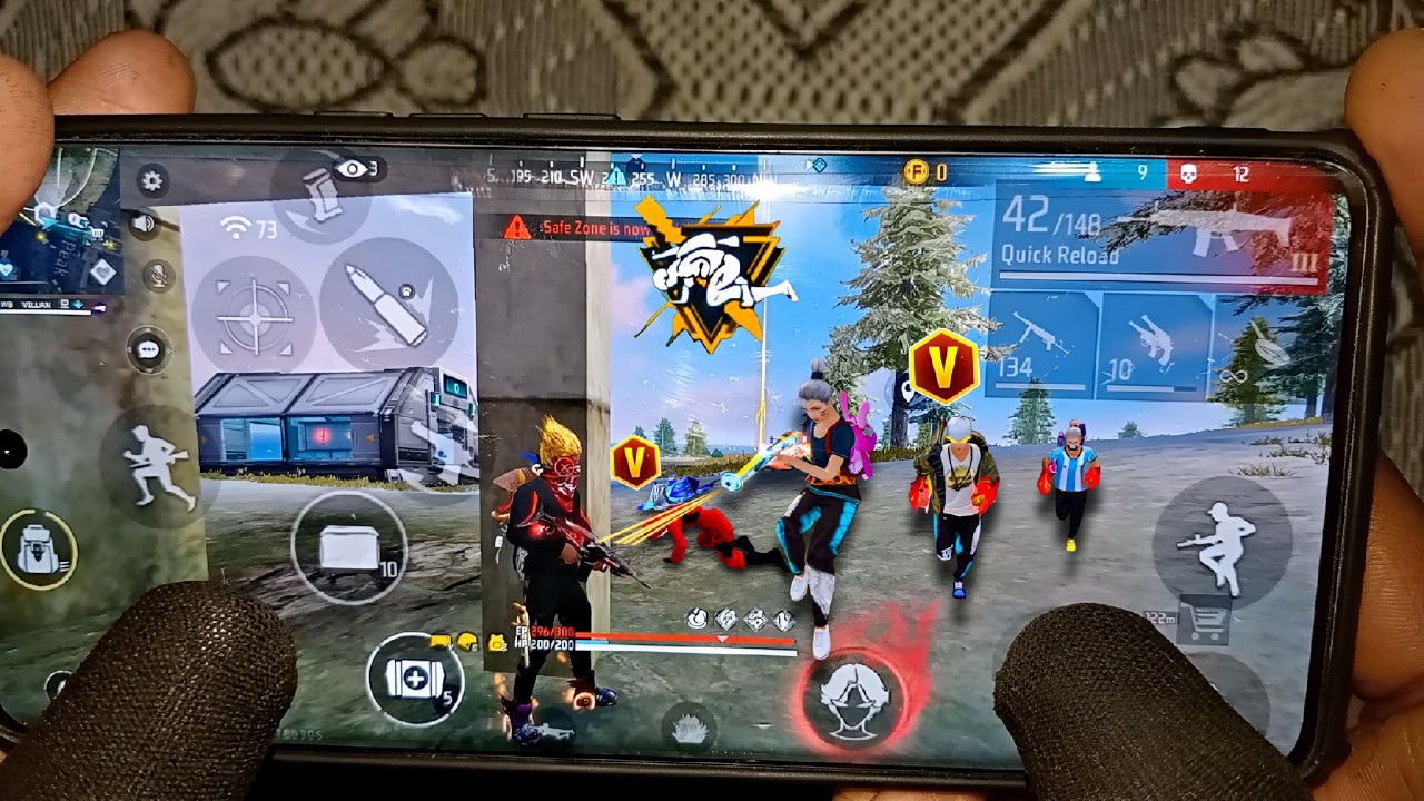 Vivo t3 pro free fire test 120 fps