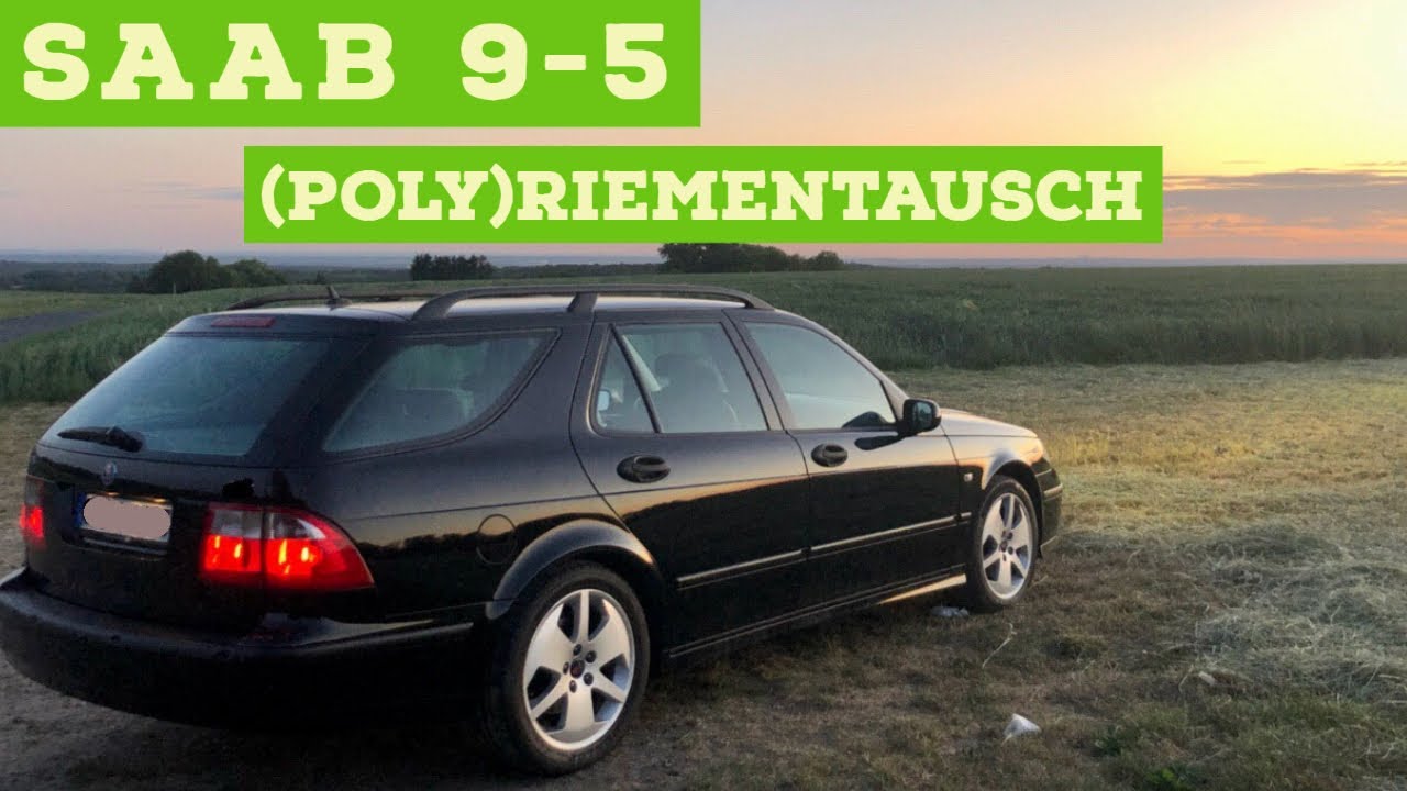 SAAB 9-5 Poly-Riemen tauschen (bzw. Antriebsriemen, Keilrippenriemen, etc.)