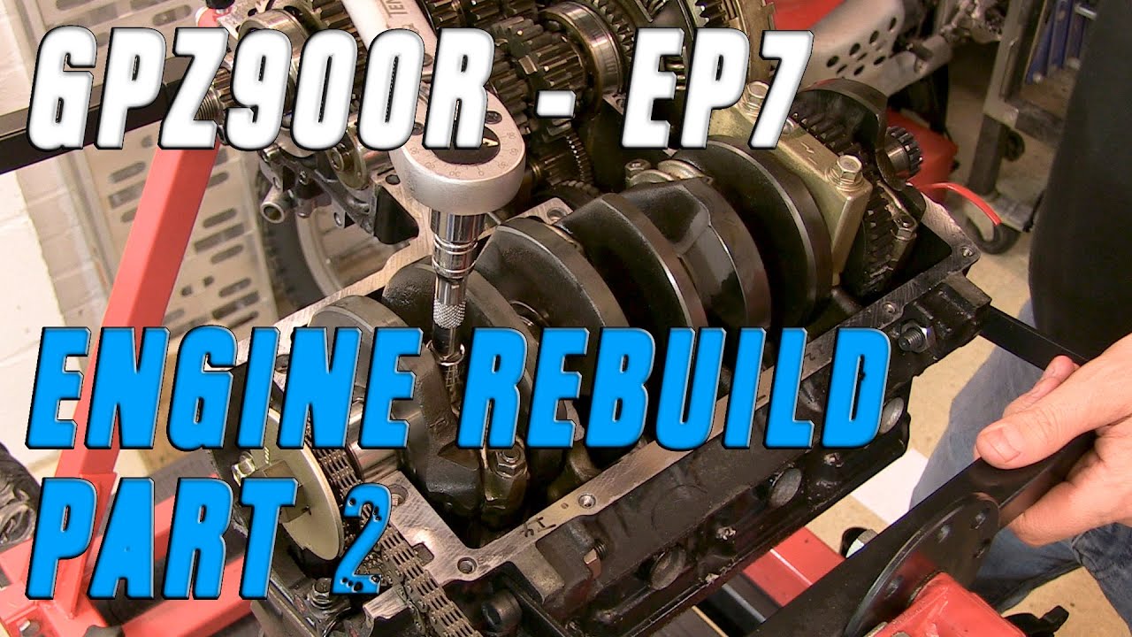Kawasaki Ninja GPZ900R Rebuild EP7 - Engine Assembly Part 2
