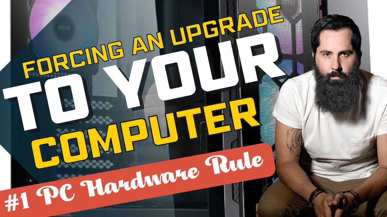 Customer Tried Forcing an Upgrade to Their PC... LITERALLY