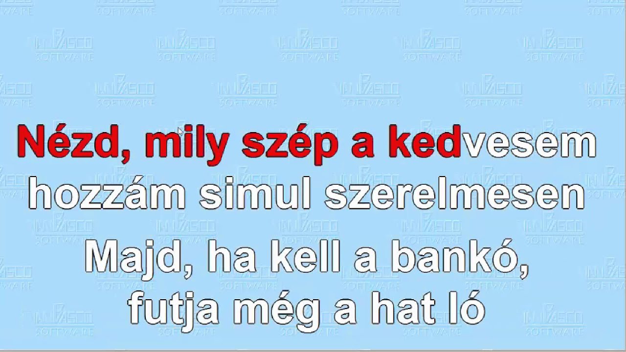Szól a nóta, áll a bál (karaoke)