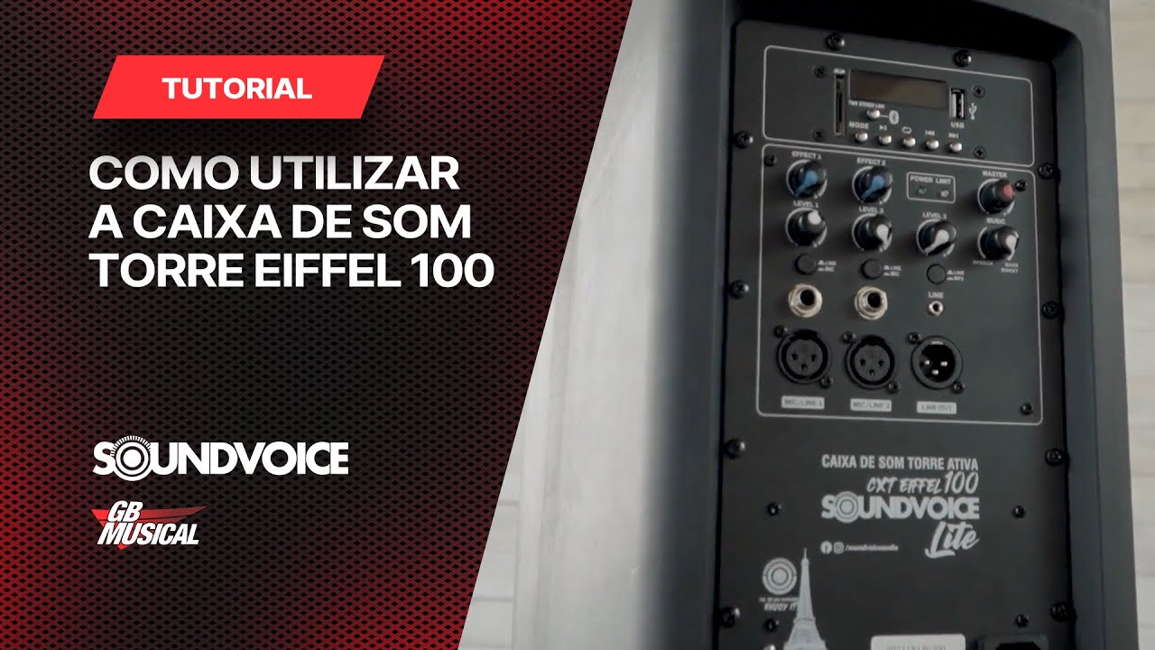 Caixa Torre Eiffel 100 Soundvoice