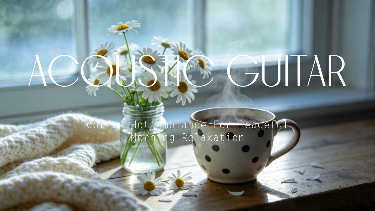 Relaxing Acoustic Guitar Music - A Café Atmosphere for a Peaceful Morning