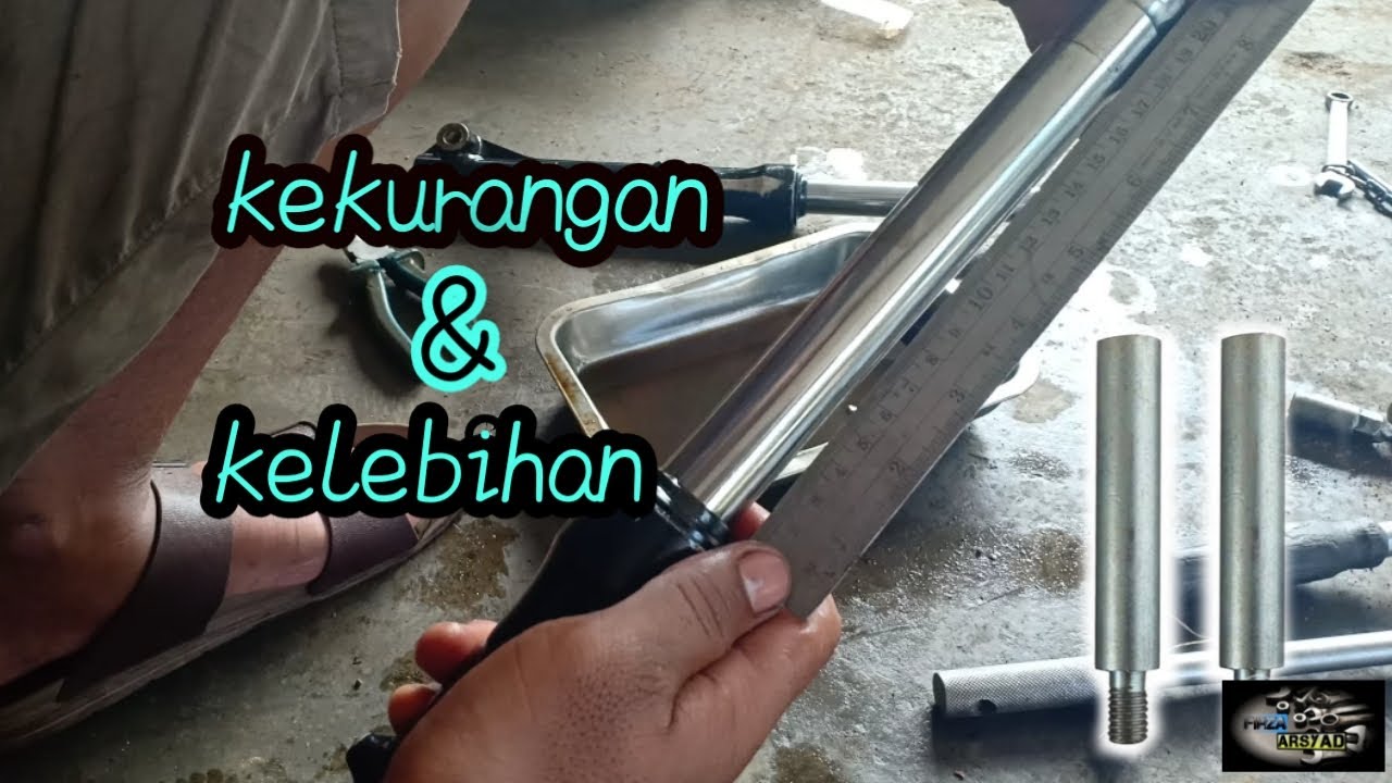 Cara meninggikan as shock depan