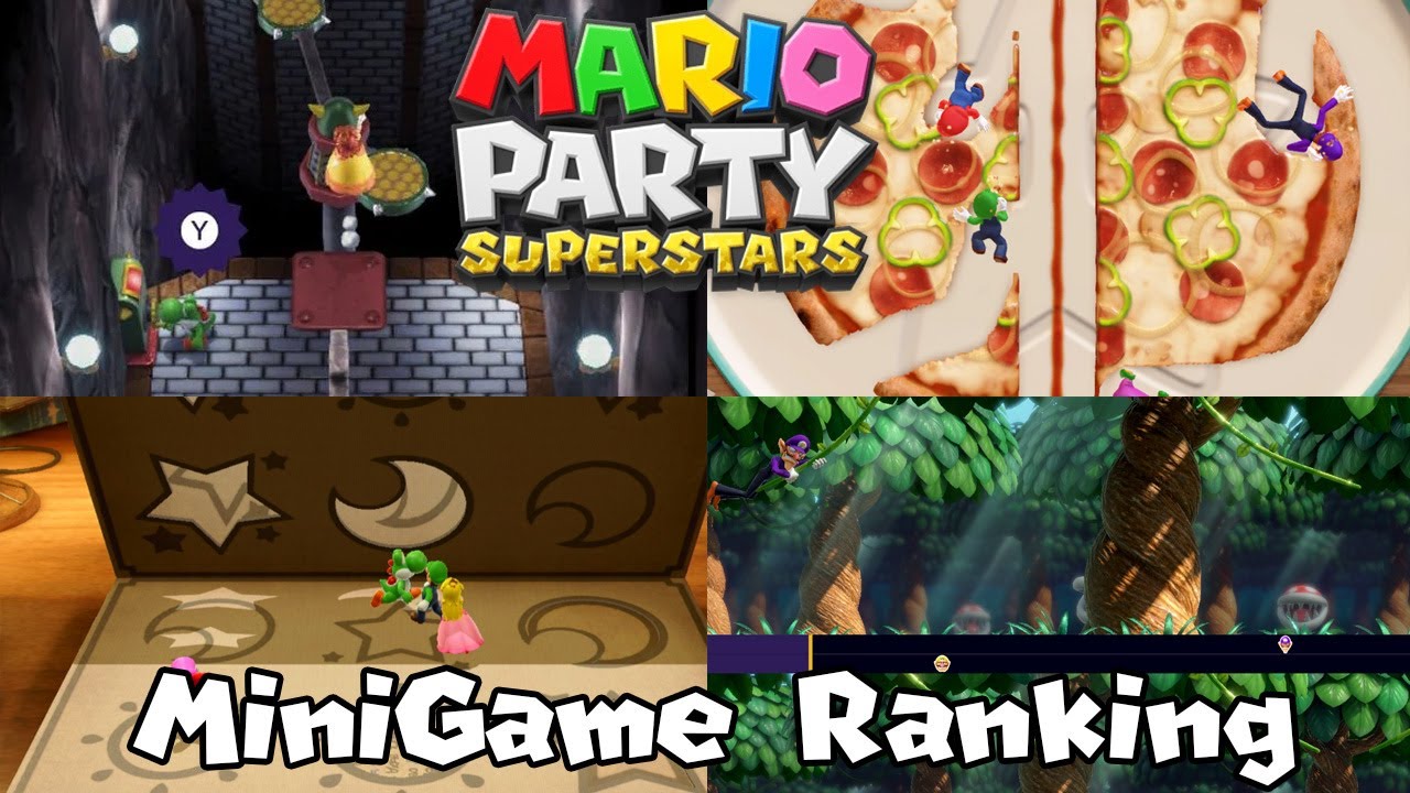 Mario Party Superstars - Full MiniGame Rankings