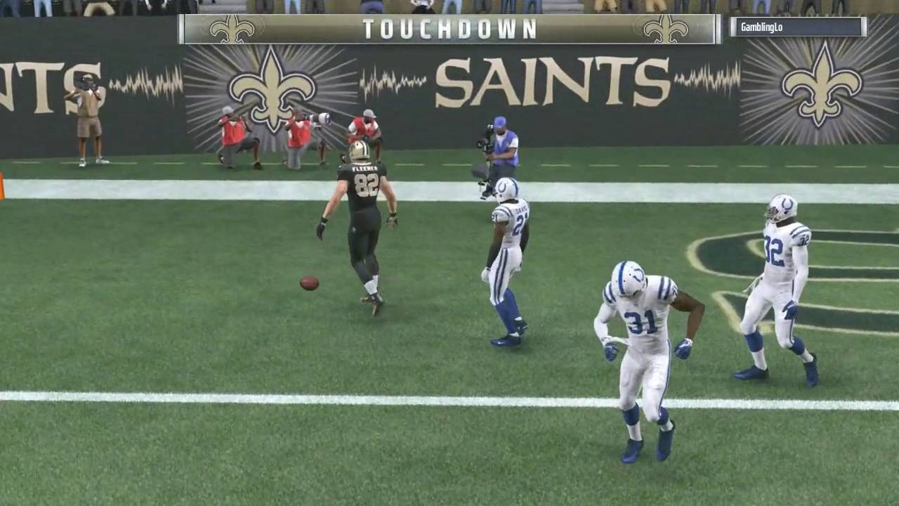 Madden 17:MUST WATCH-GAME/COMEBACK OF THE YEAR-Saints Vs. Colts