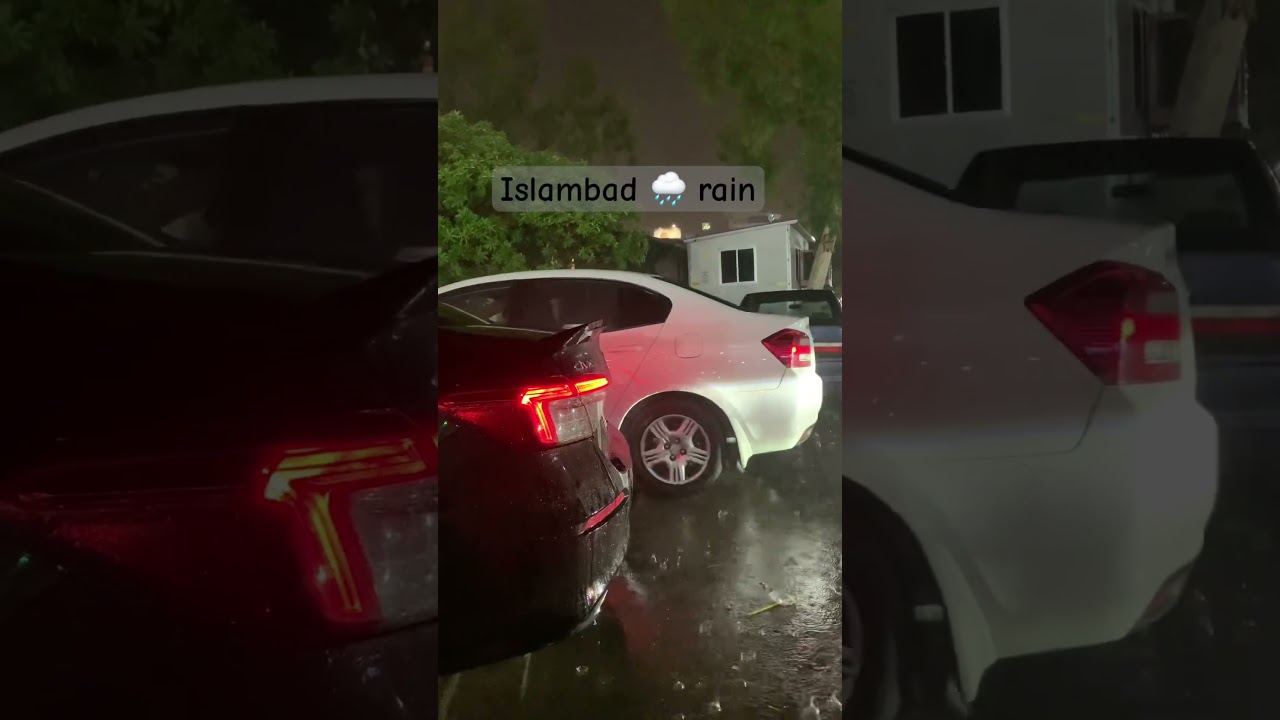 Heavy rain in Islamabad ☪️ 🌧️ #viralvideo #shortsvideo #rain #views