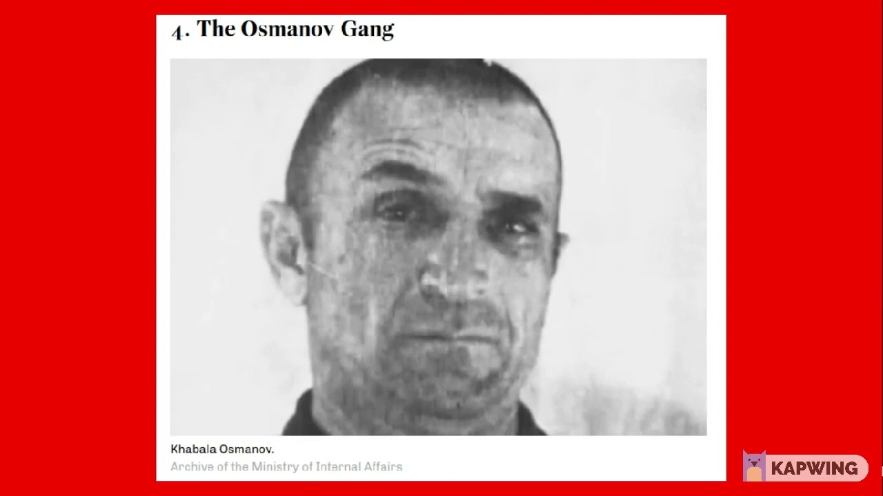 Gangs within the USSR