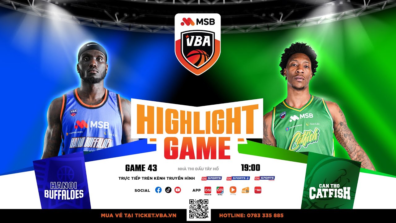 Full Game Highlights | Hanoi Buffaloes vs Cantho Catfish | 27.07 #bongroVBA #MSB #VBA #VBA2025