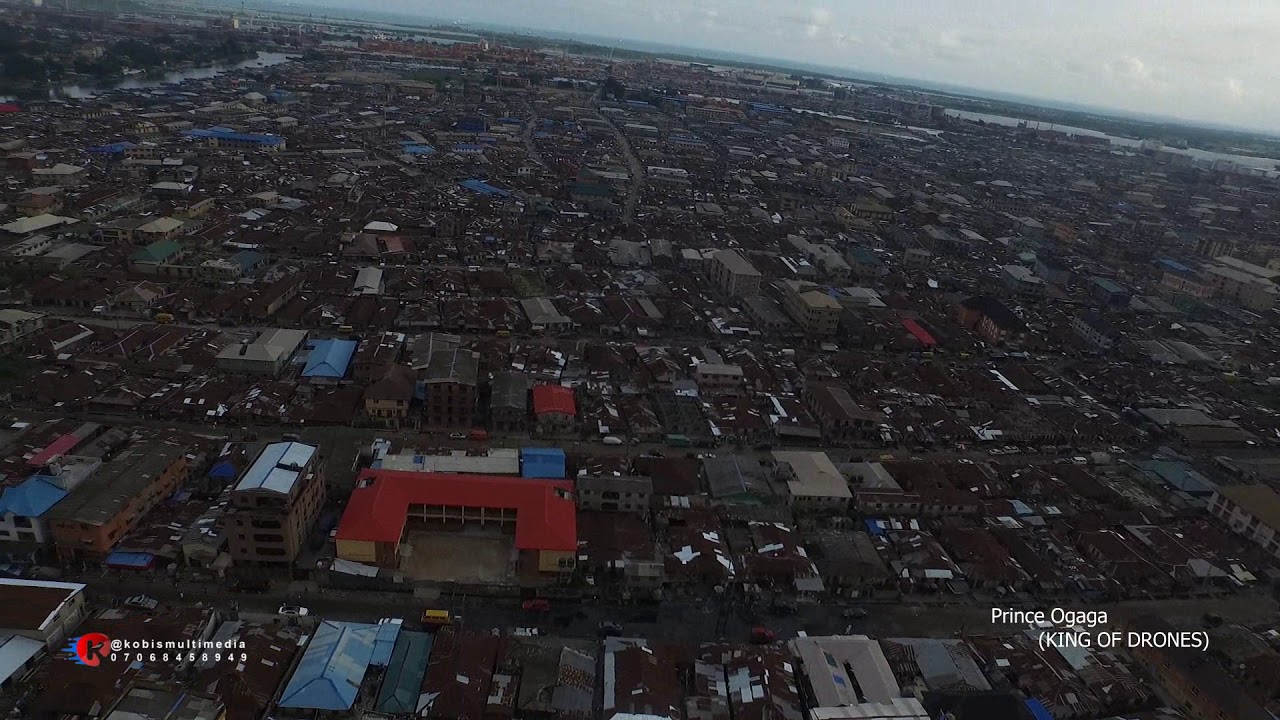 AMAZING AERIAL VIEW OF AJEGUNLE