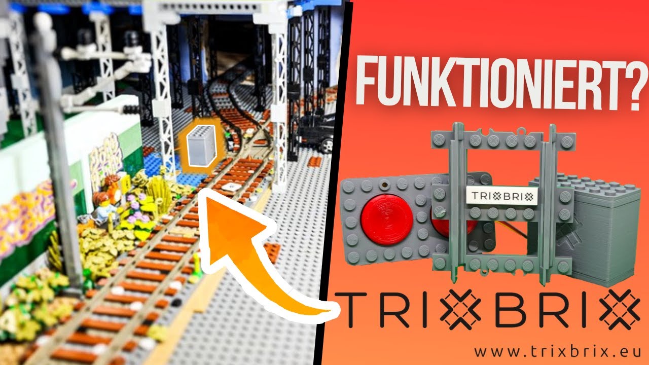 Wahnsinn! ENDLICH elektrische Weichen f&uuml;r unsere LEGO&reg;/Klemmbaustein - Stadt! (037)