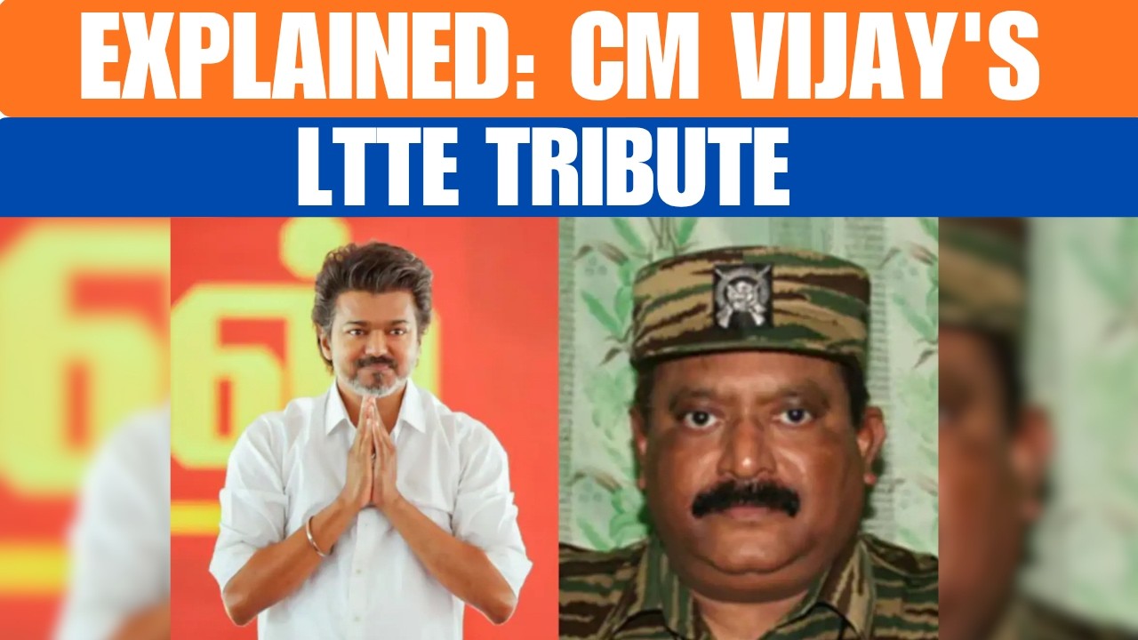 Explained: Cm Vijay's Ltte Tribute | Unmissable | News9