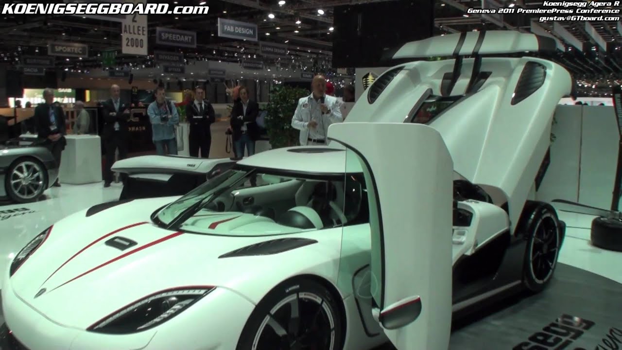 Geneva: Koenigsegg Agera R Pressconference