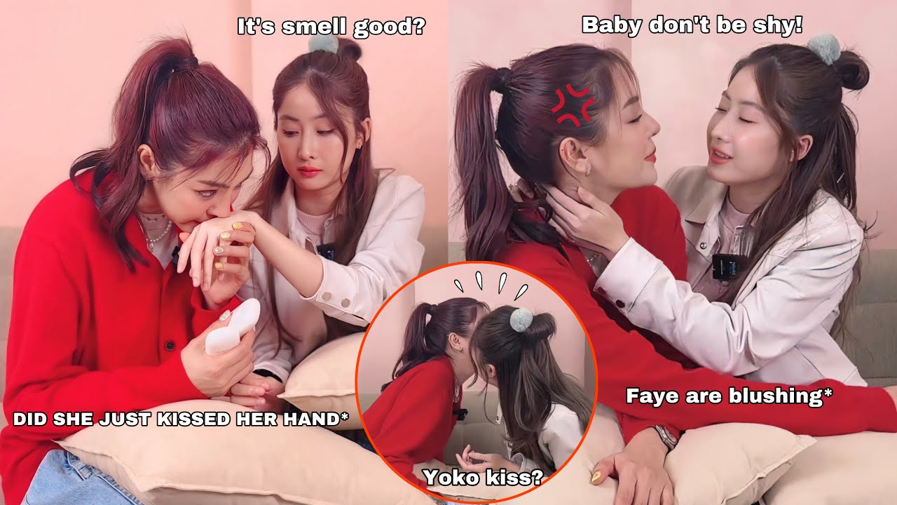 FayeYoko Being So Close And Almost Bumping Into Each Other! All Sweet Moment