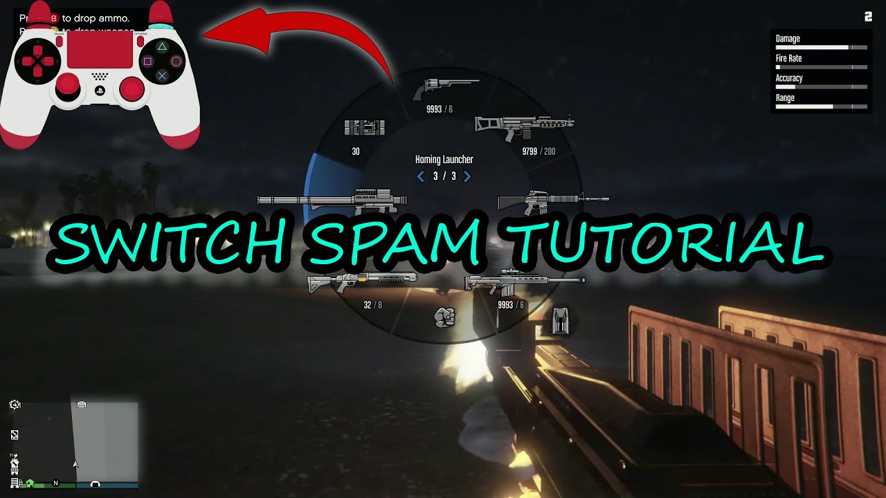 Easy!! How to Do the Switch Spam | Rocket Switch Spam with controller view