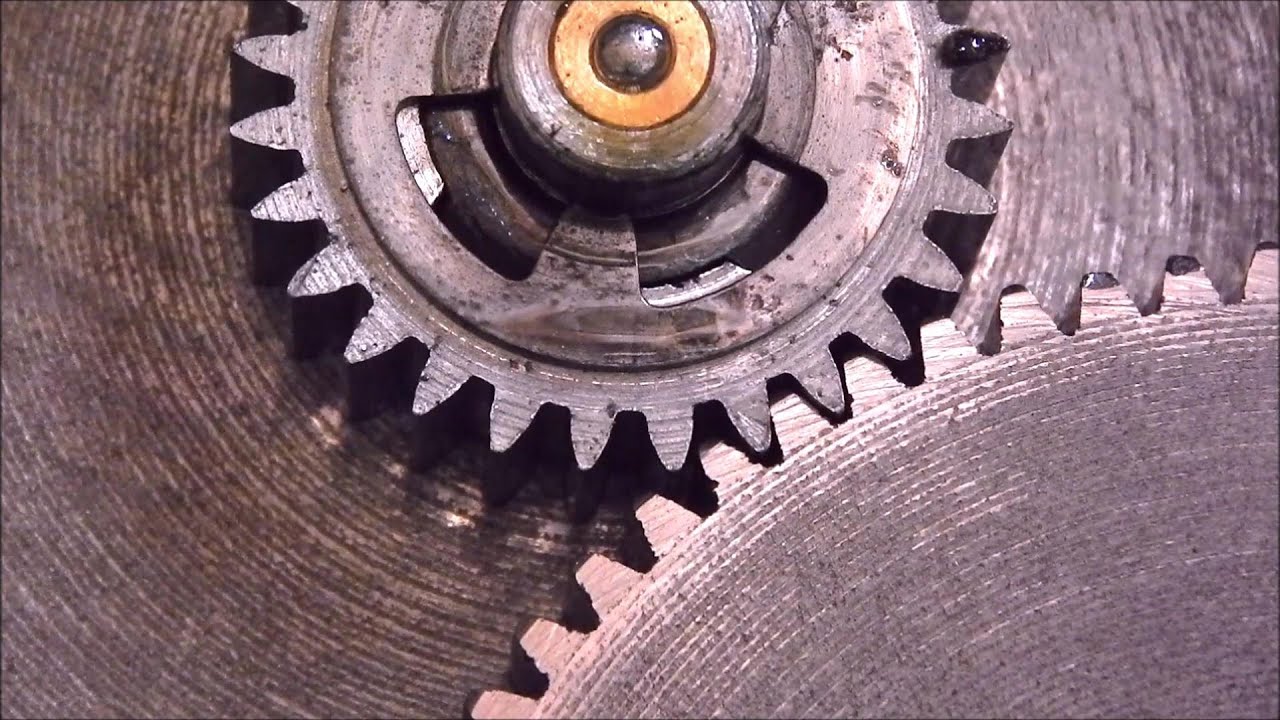 Spur gears made on a metal lathe and indexed with a printed paper pie chart