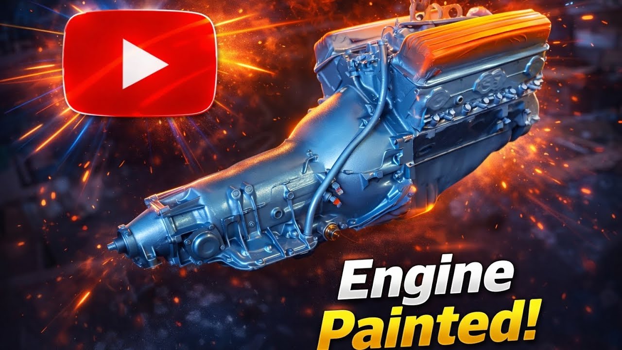 I Painted This Engine With KBS Motor Coater… Here’s How It Turned Out.