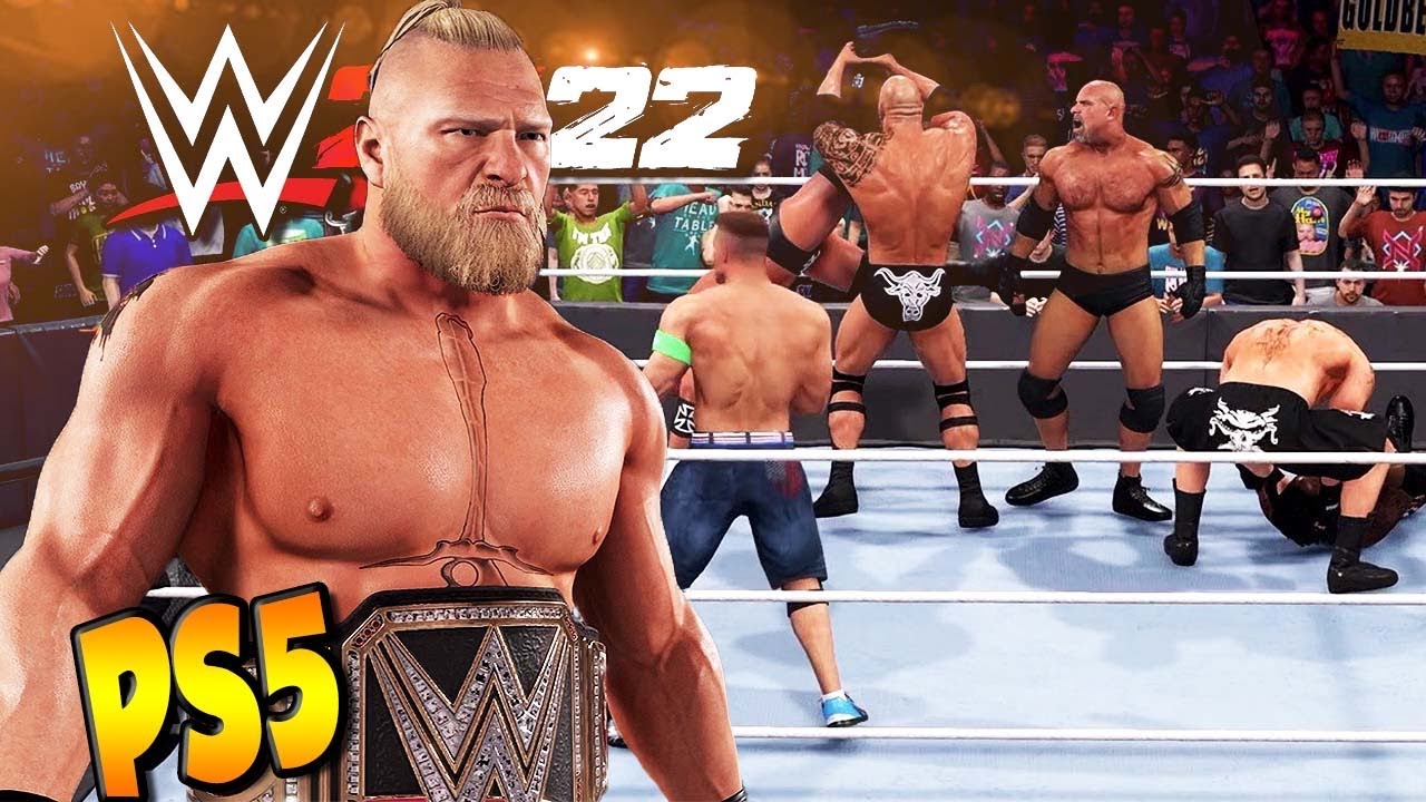 WWE 2K22 BEST Of SMACKDOWN vs RAW (90's - 2000s) 8 Man Battle Royal - PS5 Gameplay