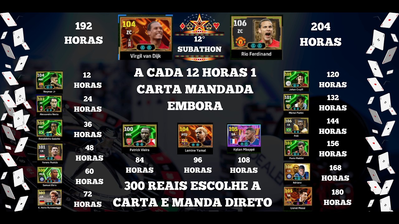 MANDANDO TODAS AS CARTAS DO EFOOTBALL EMBORA