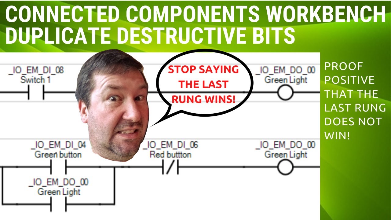 Duplicate Destructive Outputs in Allen Bradley Micro800 PLC? Last Rung Wins = FALSE