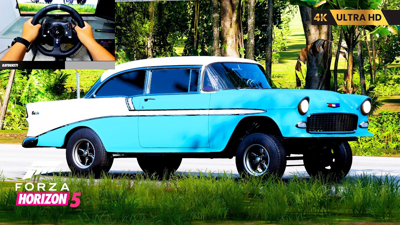 🔥 Hoonigan Chevrolet Bel Air 1955 From STOCK The Engine Will SHOCK You! 😱 | Forza Horizon 5 4K