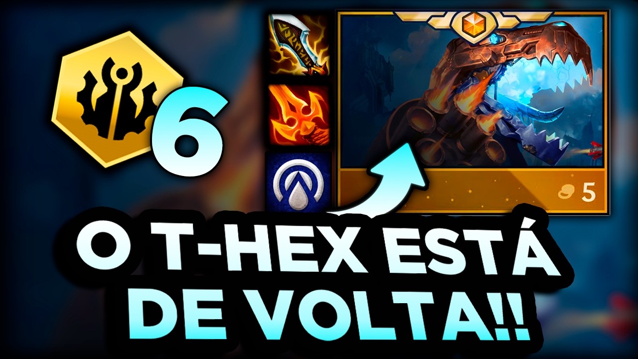 O T-HEX ESTÁ DE VOLTA E COM EMBLEMA EMANADOR ELE FICOU BIZARRO!! | DUPLAS DINÂMICAS SET 16 TFT
