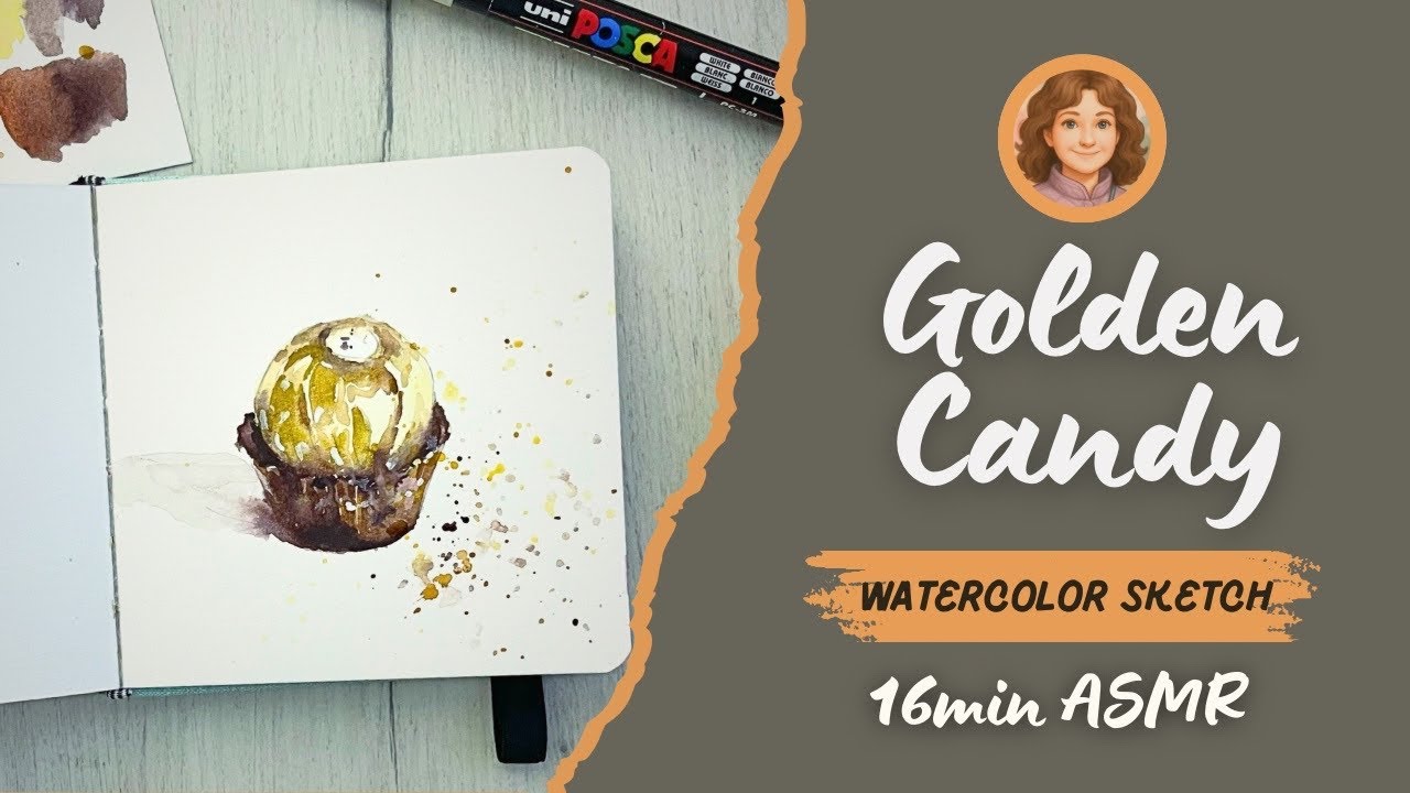 How to Paint Gold in Watercolor ✨ Foil, Highlights & Reflections