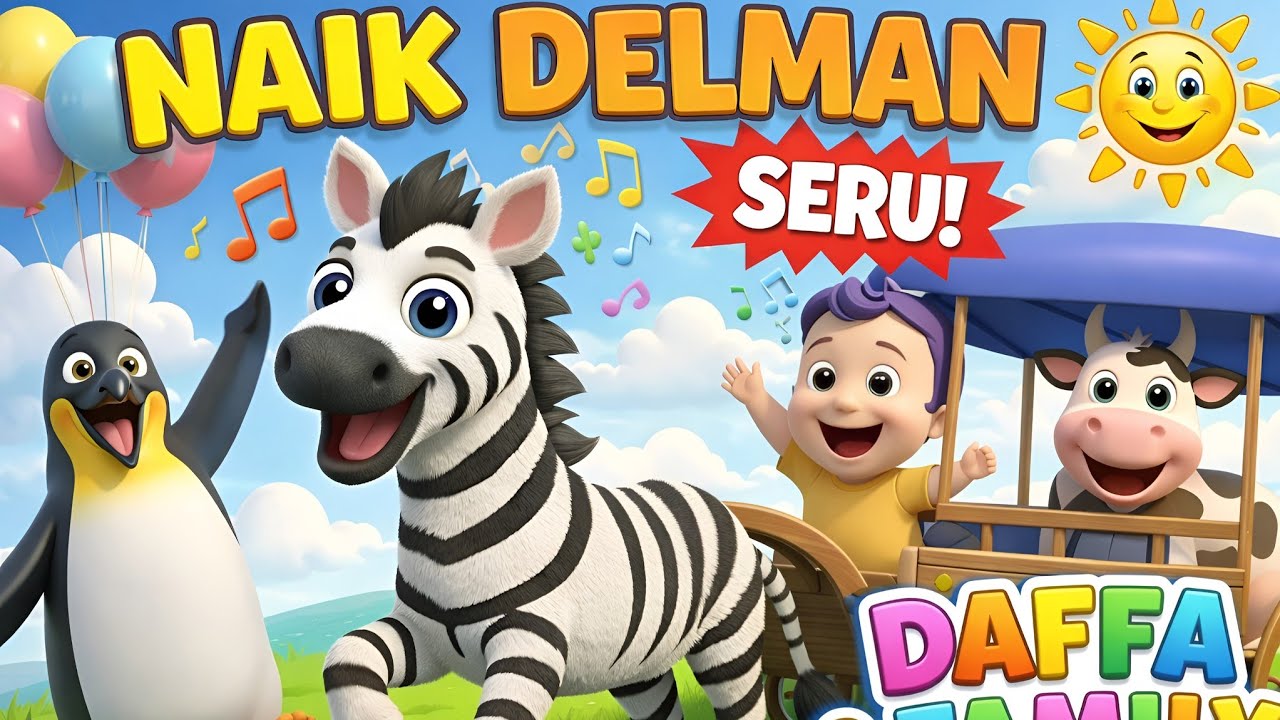 NAIK DELMAN ISTIMEWA 🐎 LAGU ANAK INDONESIA TERPOPULER | LAGU ANAK BALITA VIRAL