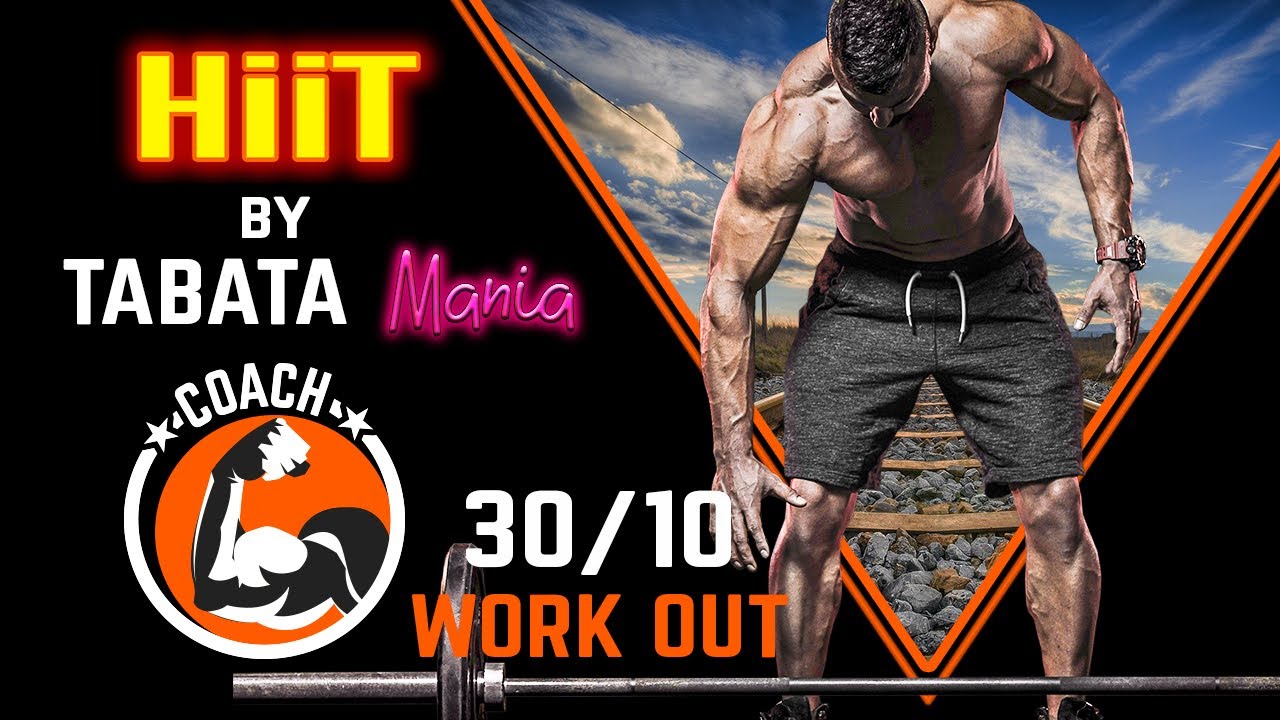 TABATA 30/10 song - с тренером - HiiT 30/10 by TABATAMANIA