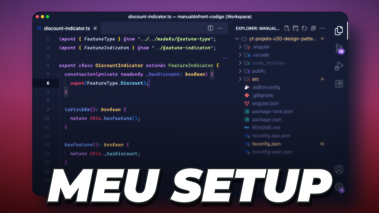 🎨 VS Code DO ZERO: configs, extensões, atalhos e tema favorito