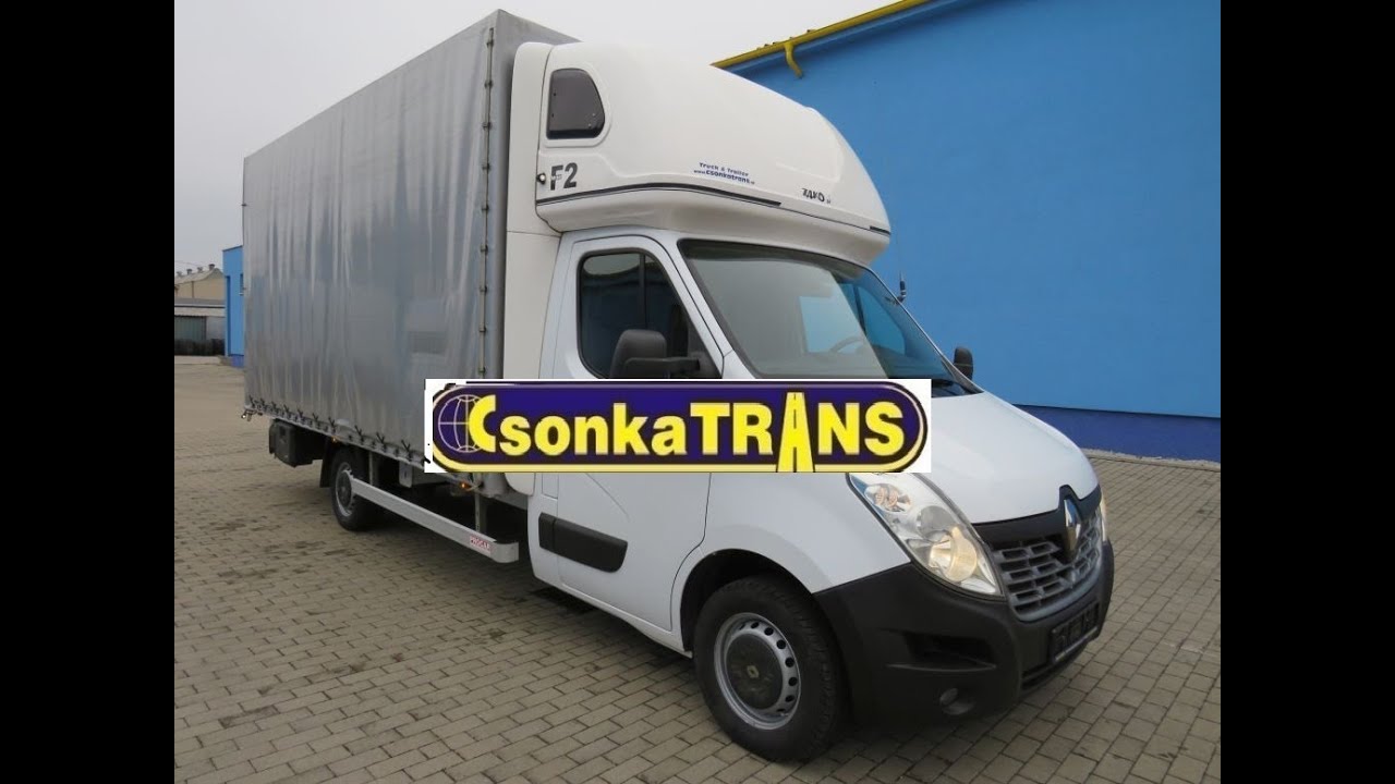 RENAULT MASTER 2,3 D, EURO 6, Webasto,Lož. plocha 4,80 m, 10 Paliet