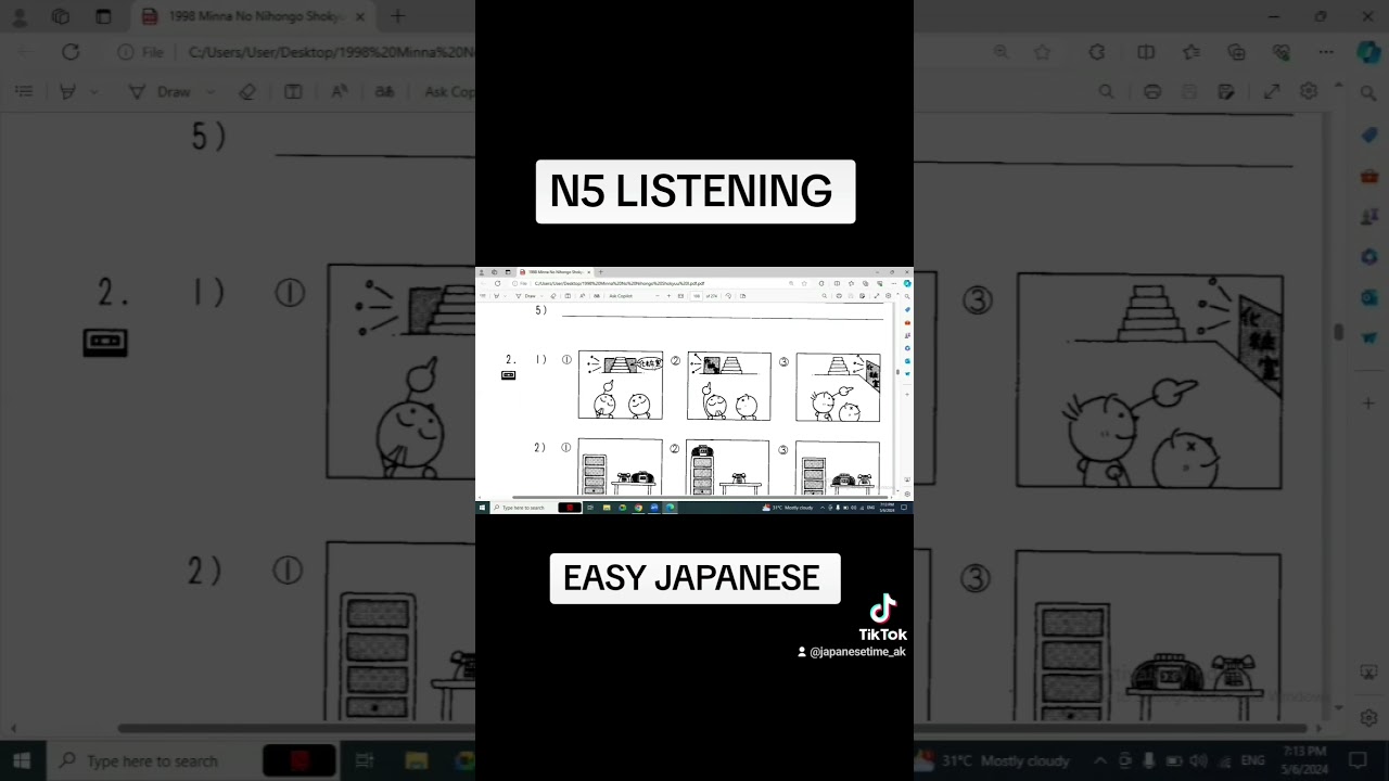 N5 LEVEL JAPANESE LISTENING