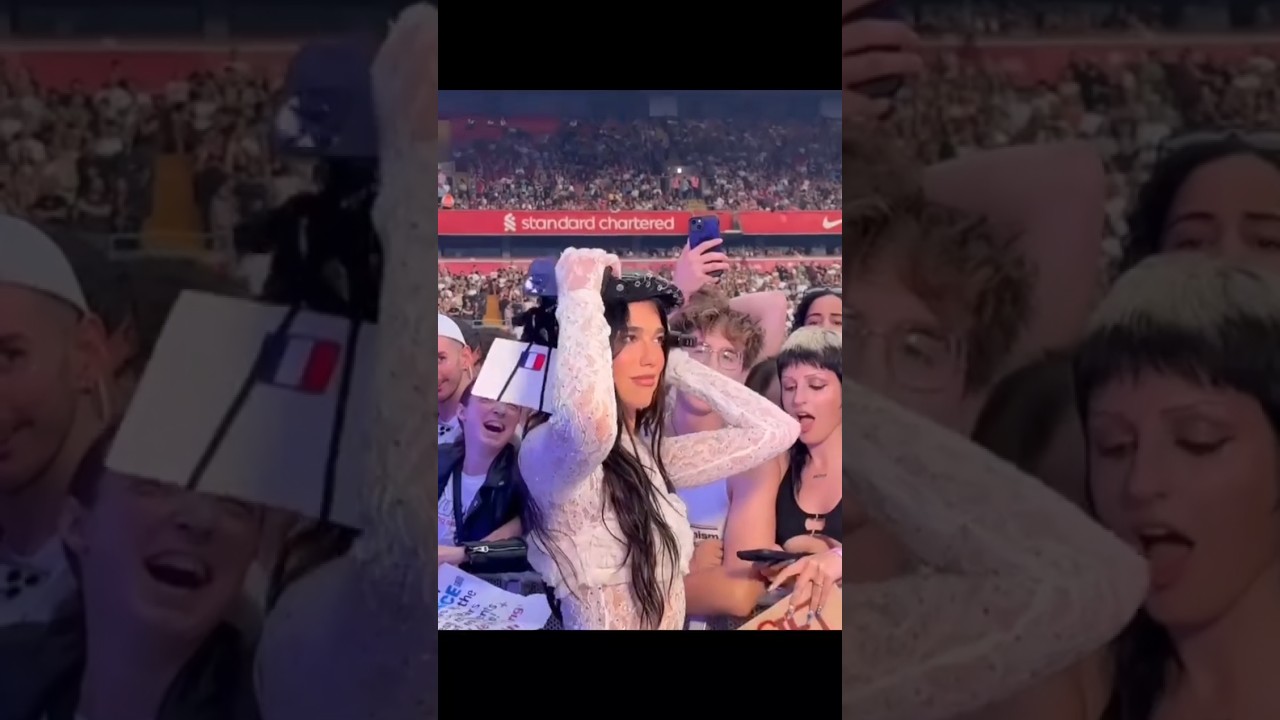 Dua takes a selfie with some fans //Radical Optimism Tour in Liverpool #dualipa