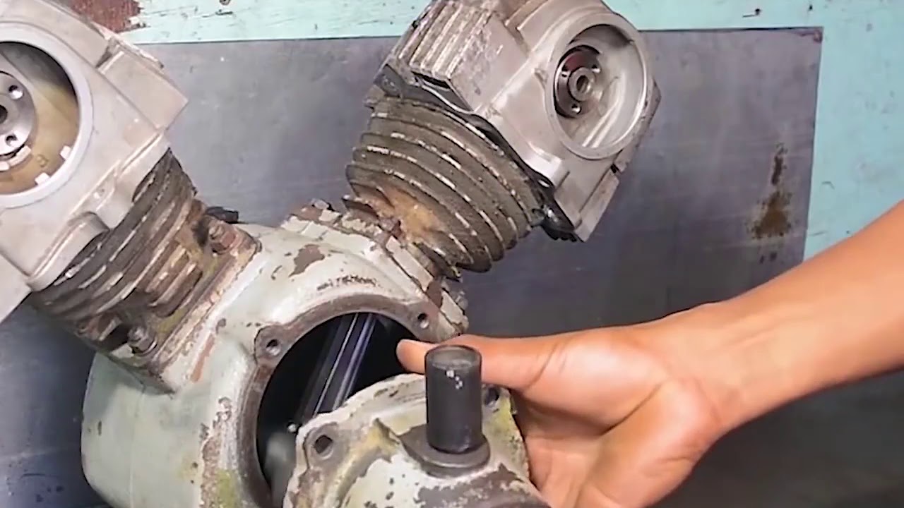 Transformación de compresor a motor de combustión interna