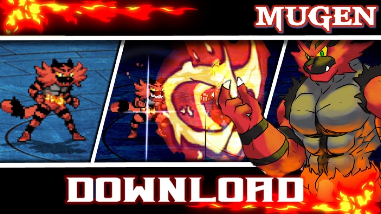 🔰 [ JUMP FORCE ] Incineroar Pokemon JUS - MUGEN JUS CHAR