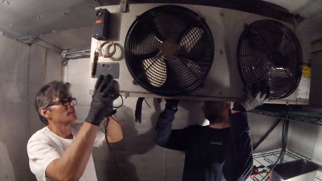Walk In Refrigerator Installation (Replacing Evaporator Coil) HVAC/R